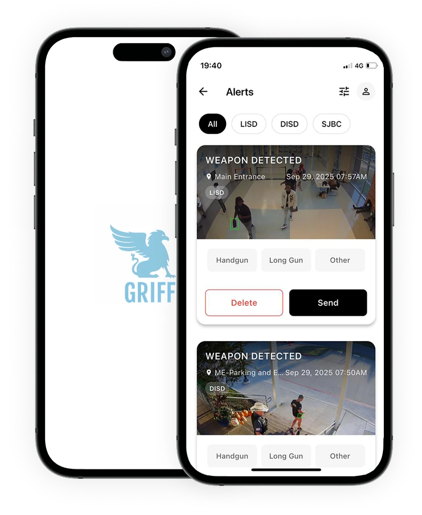 Griffin365 mobile alert notification